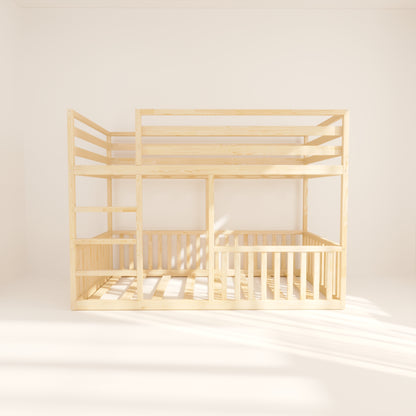 Montessori Style Toddler Bunk Bed